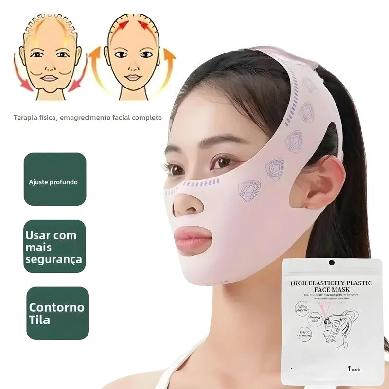 Faixa Facial V-Lift Para Emagrecimento, Redutor De Queixo Noturno